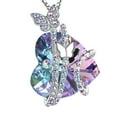 thumbnail image 1 of Grandest Birch Women Necklace Butterfly Heart Rhinestones Jewelry Electroplating Bright Luster Necklace Jewelry Gifts Alloy Multi-, 1 of 8