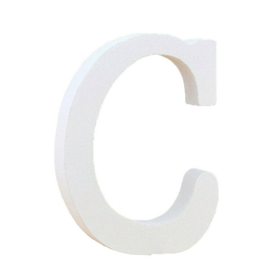 Grandest Birch Wooden Letter Hollow Polished European Style Free Standing White Wood Letter Party Supplies Burr-free White Europea