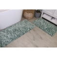 thumbnail image 1 of Essential 2-Piece Bathroom Contour and Toilet Lid Cover Set, Plush Microfiber Contour Rug and Non-Slip Toilet Lid Cover, Ultra Absorbent, Quick-Dry, Machine Washable, Green, 1 of 9