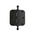 thumbnail image 1 of grandeur 3.5'' acorn tip residential hinge with 5/8'' radius corners, 1 of 7