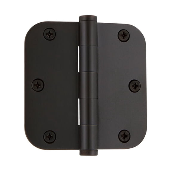 Grandeur 3.5'' Button Tip Residential Hinge with 5/8'' Radius Corners