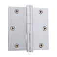 thumbnail image 1 of Grandeur 819971 3.5 X 3.5" Plain Bearing Square Corner Mortise Door Hinge - Chrome, 1 of 7