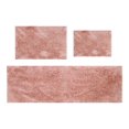 thumbnail image 1 of Grandeur 3-Piece Microfiber Bath Rug Set, Non-Slip Rubber Backing, Ultra-Absorbent, Quick-Dry, Machine Washable Plush Bathroom Mats for Shower, Tub, and Sink, Soft Thick Bathroom Rugs, Coral, 1 of 11