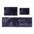 thumbnail image 1 of Grandeur 3-Piece Microfiber Bath Rug Set, Non-Slip Rubber Backing, Ultra-Absorbent, Quick-Dry, Machine Washable Plush Bathroom Mats for Shower, Tub, and Sink, Soft Thick Bathroom Rugs, Navy, 1 of 8