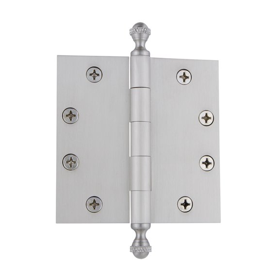 Grandeur 4.5'' Acorn Tip Heavy Duty Hinge with Square Corners