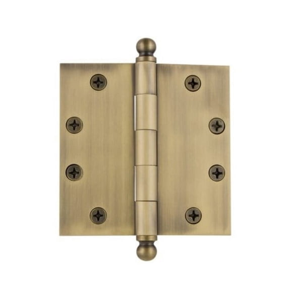 Grandeur Balhng-Sq-Ar-Hd-4.5 4.5 X 4.5" Plain Bearing Square Corner Mortise Door Hinge -