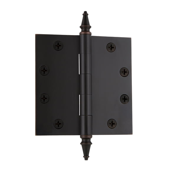 Grandeur Stehng-Sq-Ar-Hd-4.5 4.5 X 4.5" Plain Bearing Square Corner Mortise Door Hinge -