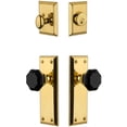 thumbnail image 1 of Grandeur 5th Avenue Plate Single Cylinder Knob Combo Pack with Lyon Knob and matching Deadbolt, 1 of 2