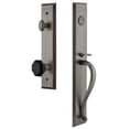 thumbnail image 1 of Grandeur 5th Avenue Single Cylinder Handleset with S Grip and Lyon Knob, 1 of 5