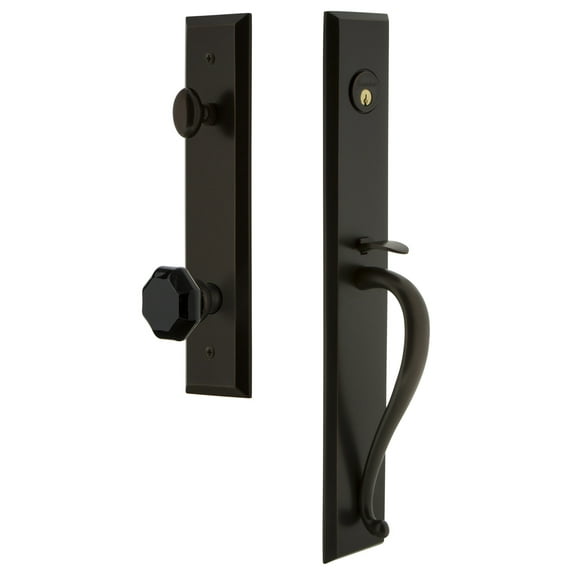 Grandeur Favsgrlyo_Eset_234 Fifth Avenue Solid Brass Rose Keyed Entry Single Cylinder 'S'