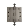 thumbnail image 1 of Grandeur Acohng-Sq-Ar-Hd-4 4 X 4" Plain Bearing Square Corner Mortise Door Hinge - Grey, 1 of 7