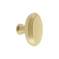 thumbnail image 1 of Grandeur 853631 Anneau 1-3/4" Solid Brass Classic Flat Oval Cabinet Knob - Brass, 1 of 7