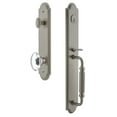 thumbnail image 1 of Grandeur Arcfgrpro_Eset_234 Arc Solid Brass Rose Keyed Entry Single Cylinder Full Plate, 1 of 5