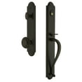thumbnail image 1 of Grandeur 843879 Arc Solid Brass Rose Keyed Entry Single Cylinder Full Plate "S" Grip, 1 of 5