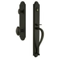 thumbnail image 1 of Grandeur Arc S Grip Single Cylinder Handleset with Eden Prairie Interior Knob, 1 of 5