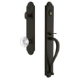 thumbnail image 1 of Grandeur 843639 Arc Solid Brass Rose Keyed Entry Single Cylinder Full Plate "S" Grip, 1 of 5
