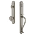 thumbnail image 1 of Grandeur Arcsgrwin_Eset_238 Arc Solid Brass Rose Keyed Entry Single Cylinder Full Plate, 1 of 5