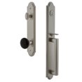thumbnail image 1 of Grandeur Arc Single Cylinder Handleset with D Grip and Coventry Knob, 1 of 5