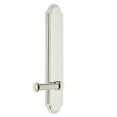 thumbnail image 1 of Grandeur 836613 Arc Solid Brass Tall Plate Rose Right Handed Dummy Door Lever Set - Nickel, 1 of 6