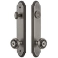 thumbnail image 1 of Grandeur 839695 Arc Solid Brass Tall Plate Single Cylinder Keyed Entry Set - Grey, 1 of 6