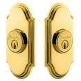 thumbnail image 1 of Grandeur Arcarc_Dblcyl_238 Arc Solid Brass Double Cylinder Deadbolt - Brass, 1 of 1