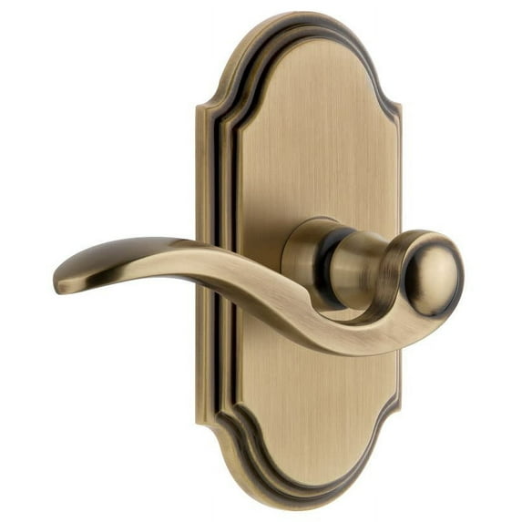 Grandeur Bellagio Door Lever with Arc Plate