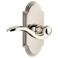 thumbnail image 1 of Grandeur Arcbel_Sd_Na_Rh Arc Solid Brass Right Handed Single Dummy Door Lever - Nickel, 1 of 6