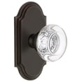 thumbnail image 1 of Grandeur Arcbor_Dd_Na Arc Solid Brass Rose Dummy Door Knob Set - Bronze, 1 of 6