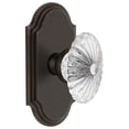 thumbnail image 1 of Grandeur Burgundy Passage Door Knob with Arc Rosette, 1 of 1