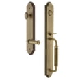 thumbnail image 1 of Grandeur 842929 Arc Solid Brass Rose Left Handed Keyed Entry Single Cylinder Full Plate, 1 of 1
