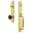 thumbnail image 1 of Grandeur 852117 Arc Solid Brass Rose Keyed Entry Single Cylinder 'C' Grip Handleset -, 1 of 5
