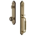 thumbnail image 1 of Grandeur Arccgrpar_Eset_234 Arc Solid Brass Rose Keyed Entry Single Cylinder Full Plate, 1 of 5