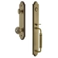 thumbnail image 1 of Grandeur 842138 Arc Solid Brass Rose Keyed Entry Single Cylinder Full Plate "C" Grip, 1 of 5