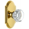 thumbnail image 1 of Grandeur Arcchm_Psg_234 Arc Solid Brass Rose Passage Door Knob Set - Brass, 1 of 1