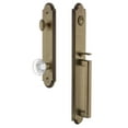 thumbnail image 1 of Grandeur Arcdgrbor_Eset_234 Arc Solid Brass Rose Keyed Entry Single Cylinder Full Plate, 1 of 5