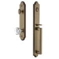 thumbnail image 1 of Grandeur Arcdgrchm_Eset_238 Arc Solid Brass Rose Keyed Entry Single Cylinder Full Plate, 1 of 5