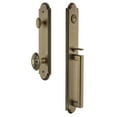 thumbnail image 1 of Grandeur Arc D Grip Single Cylinder Handleset with Grande Victorian Knob, 1 of 5