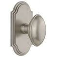 thumbnail image 1 of Grandeur Arcedn_Sd_Na Arc Solid Brass Single Dummy Door Knob - Nickel, 1 of 1