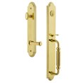 thumbnail image 1 of Grandeur Arcfgrgeo_Eset_234_Lh Arc Solid Brass Rose Left Handed Keyed Entry Single, 1 of 1