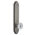 thumbnail image 1 of Grandeur 804126 Arc Solid Brass Tall Plate Rose Dummy Door Knob Set - Grey, 1 of 1
