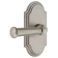 thumbnail image 1 of Grandeur Arcgeo_Psg_234 Arc Solid Brass Right Handed Passage Door Lever Set - Nickel, 1 of 6