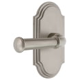 thumbnail image 1 of Grandeur 821085 Arc Solid Brass Single Dummy Door Lever - Nickel, 1 of 6