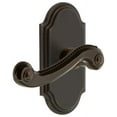 thumbnail image 1 of Grandeur Arcnew_Sd_Na_Rh Arc Solid Brass Right Handed Single Dummy Door Lever - Bronze, 1 of 6