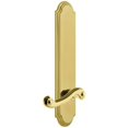 thumbnail image 1 of Grandeur Arcnew_Tp_Psg_238_Rh Arc Solid Brass Tall Plate Rose Right Handed Passage Door, 1 of 1