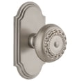 thumbnail image 1 of Grandeur Parthenon Door Knob with Arc Plate, 1 of 6