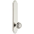thumbnail image 1 of Grandeur Arcpar_Tp_Dd_Na Arc Solid Brass Tall Plate Rose Dummy Door Knob Set - Nickel, 1 of 1