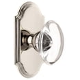 thumbnail image 1 of Grandeur Arcpro_Dd_Na Arc Solid Brass Rose Dummy Door Knob Set - Nickel, 1 of 6