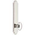 thumbnail image 1 of Grandeur 804048 Arc Solid Brass Tall Plate Rose Single Dummy Door Knob - Nickel, 1 of 1