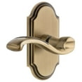 thumbnail image 1 of Grandeur Arcprt_Prv_238_Rh Arc Solid Brass Right Handed Privacy Door Lever Set - Brass, 1 of 6