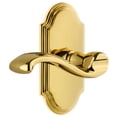 thumbnail image 1 of Grandeur Arcprt_Psg_238_Lh Arc Solid Brass Left Handed Passage Door Lever Set - Brass, 1 of 6